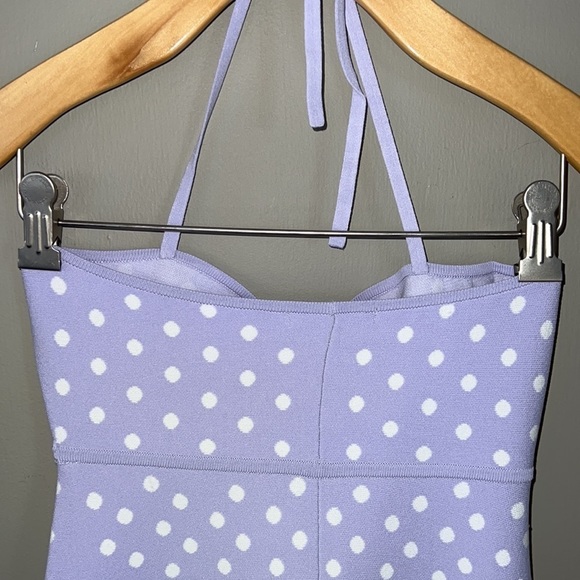 Revolve Ronny Kobo Purple Polka Dot Shila Dress Size XS - Picture 8 of 13